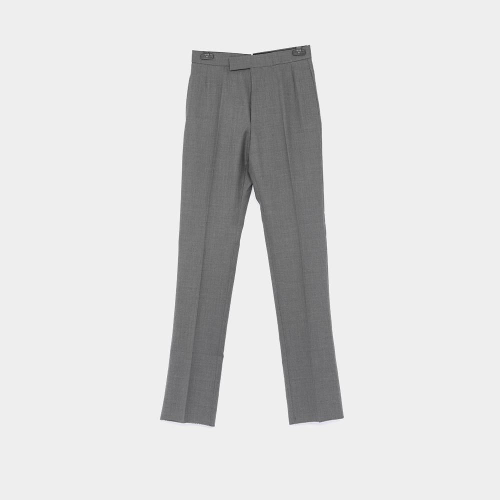 THOM BROWNE Tricolor Tab Back Strap Wool Men’s Classic Pants MTC001A 00626 035