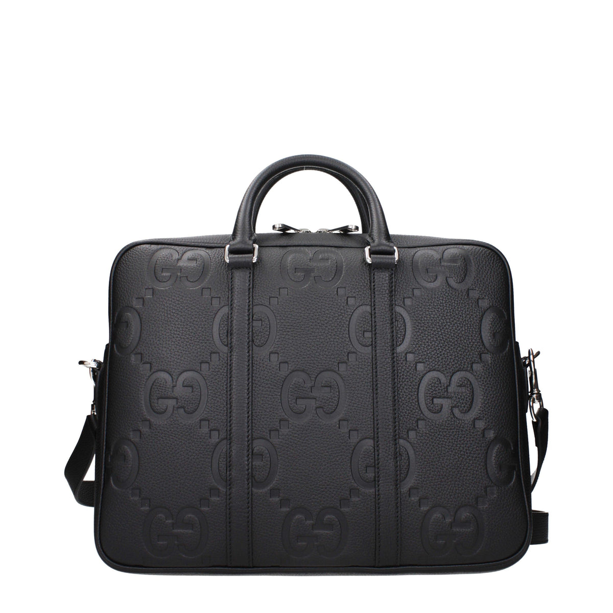 GUCCI Black Leather Briefcase