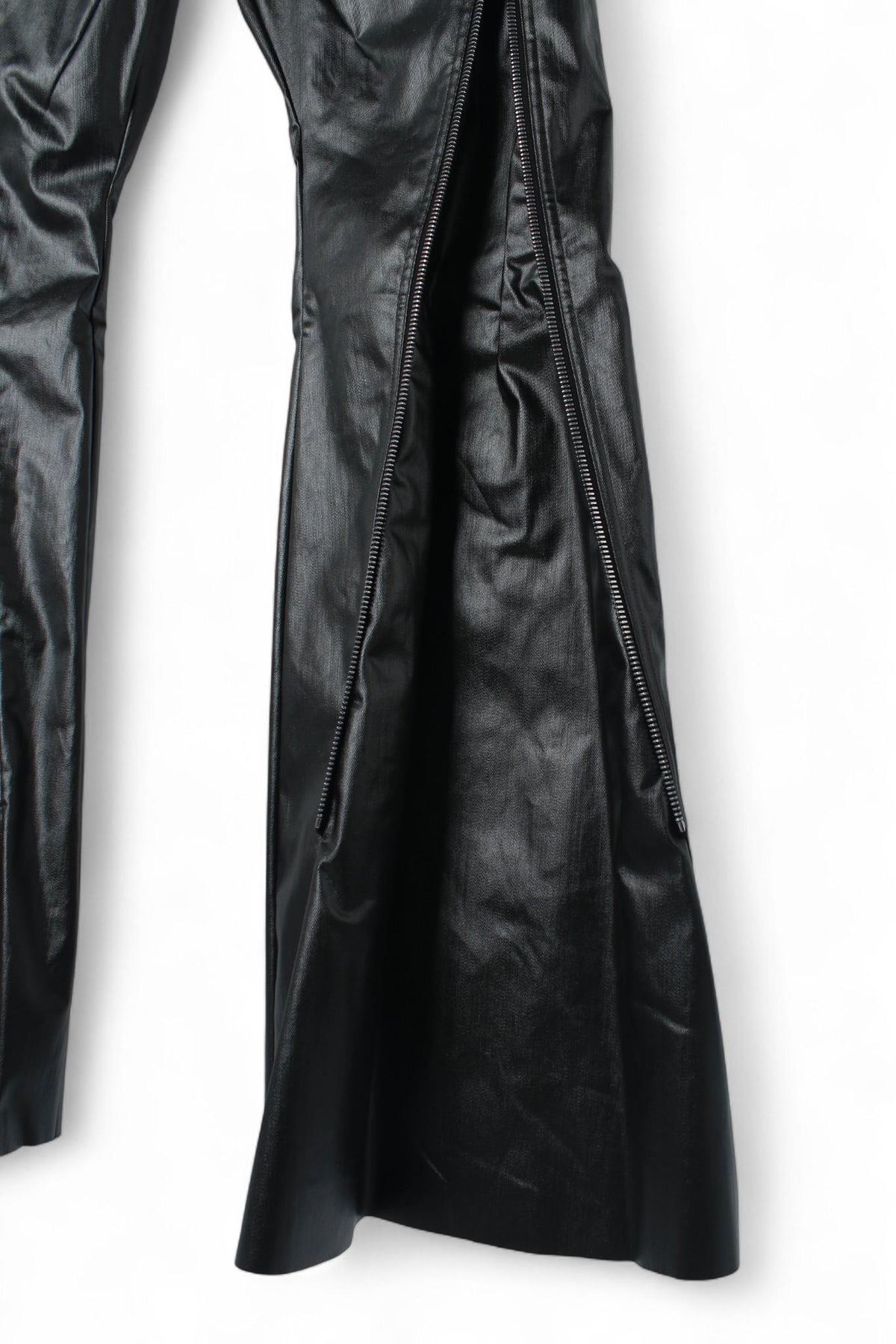 Rick Owens Black Coated Stretch Denim Jeans RU01D3343 SCT 09