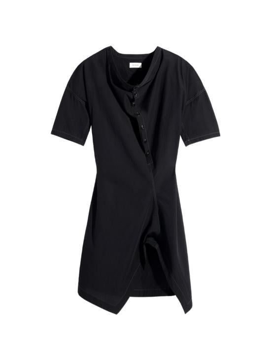 Lemaire Midi Dress DR1158 LF1399 999 BLACK DOM