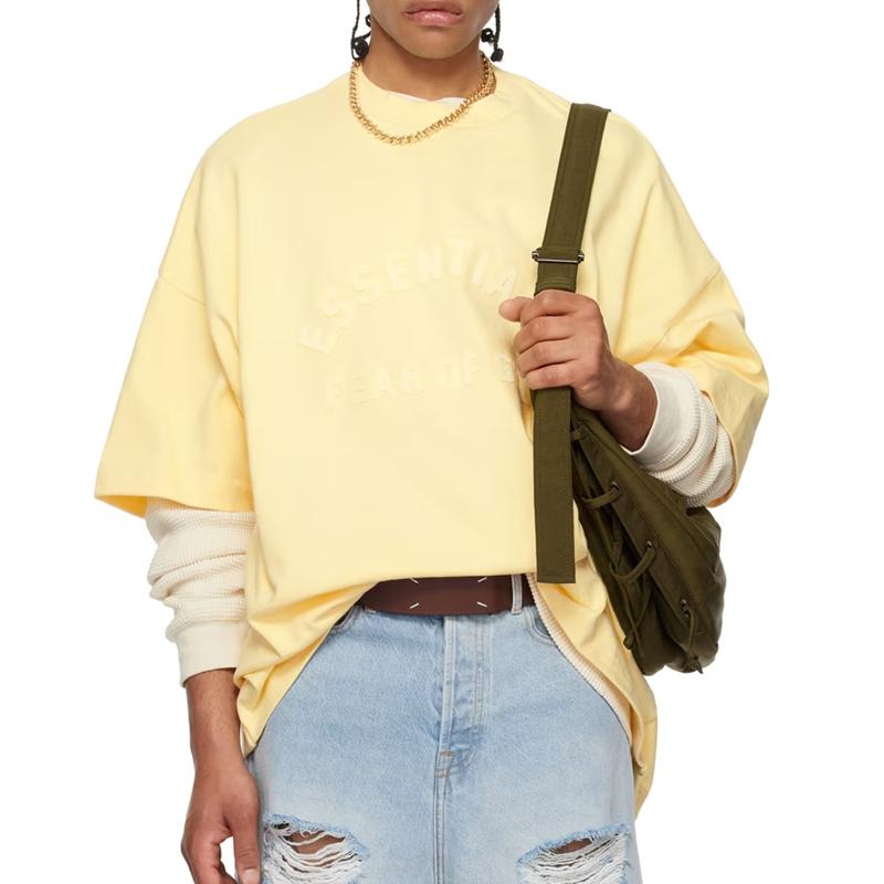 Fear of God Essentials Heavy Jersey T-Shirt Canary