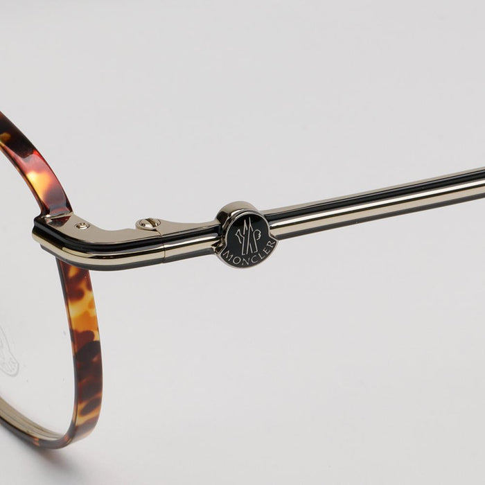 Moncler Gold Metal Full Rim Eyeglasses Unisex