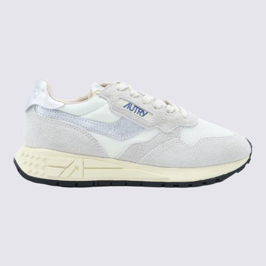 AUTRY Rewind Sneakers Sand White Silver Women’s Sneakers