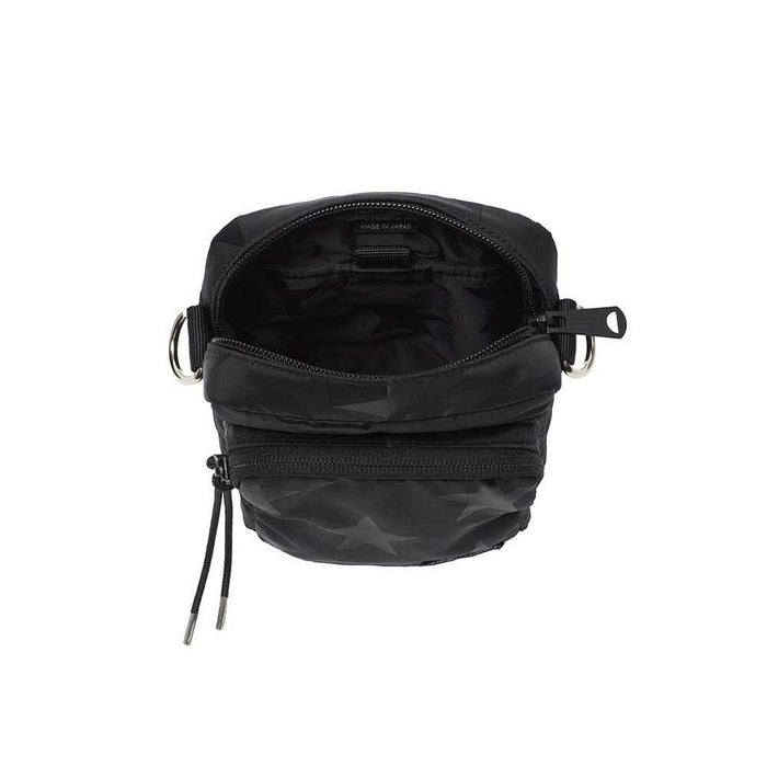 PORTER Flag Vertical Shoulder Bag Black Crossbody 867 17100