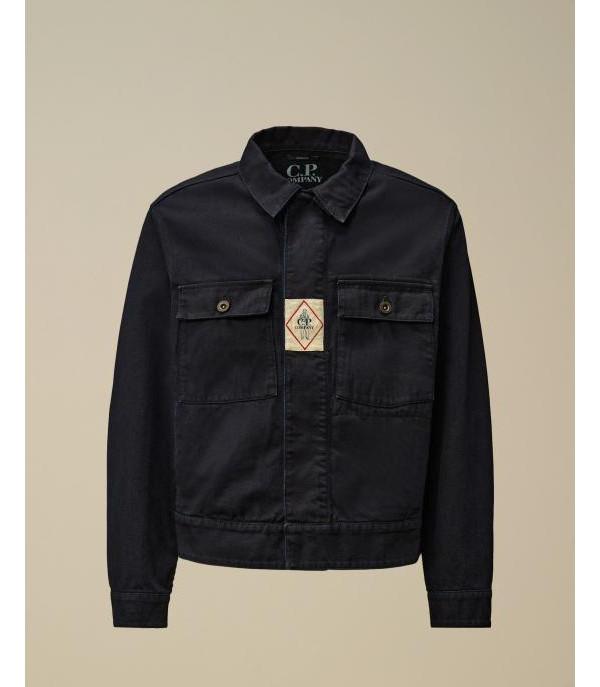 CP Company 34 Plated Denim Short Jacket 19CMOW147A 110466W D08