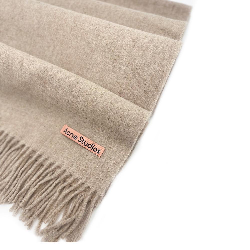 Acne Studios Canada Wide Scarf Oatmeal Melange Unisex Wool CA0209 633