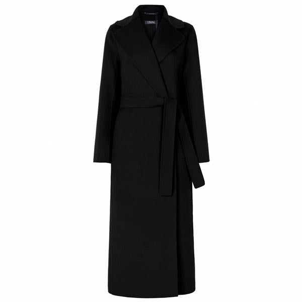 Max Mara Black Wool POLDO Coat