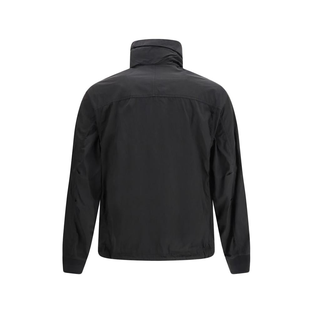 CP Company Black Chrome R High-Neck Jacket with Lens Badg 20CMOW006A 005904D 999