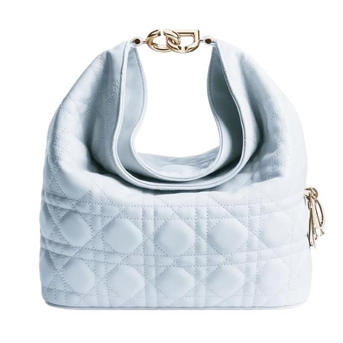 DIOR Toujours Small Hobo Bag Leather Shoulder Bag
