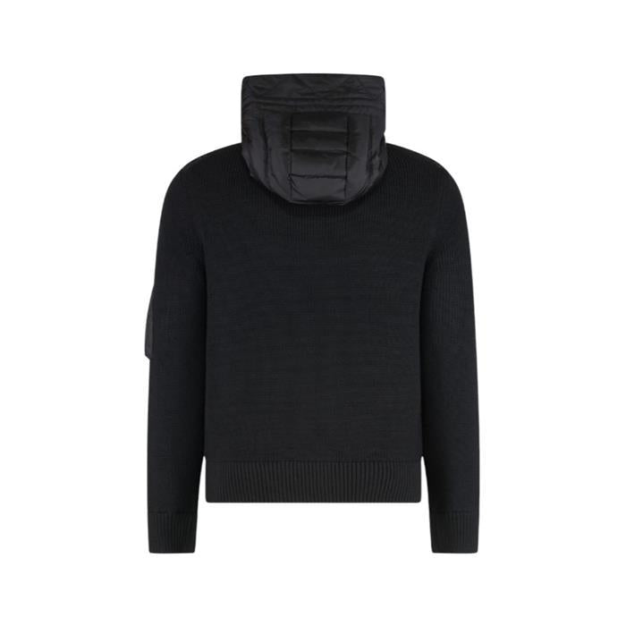 Moncler Black Padded Zip-Up Cardigan Down Jacket