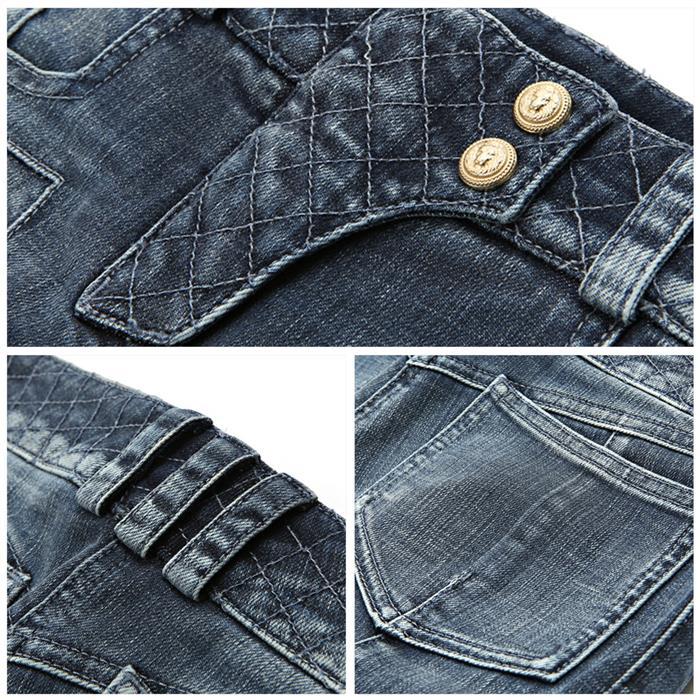 Balmain Women’s Biker Skinny Denim Jeans 5162 134N C3180