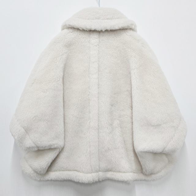 Max Mara Teddy Bear Alpaca Short Vest Jacket 2524736062600 001