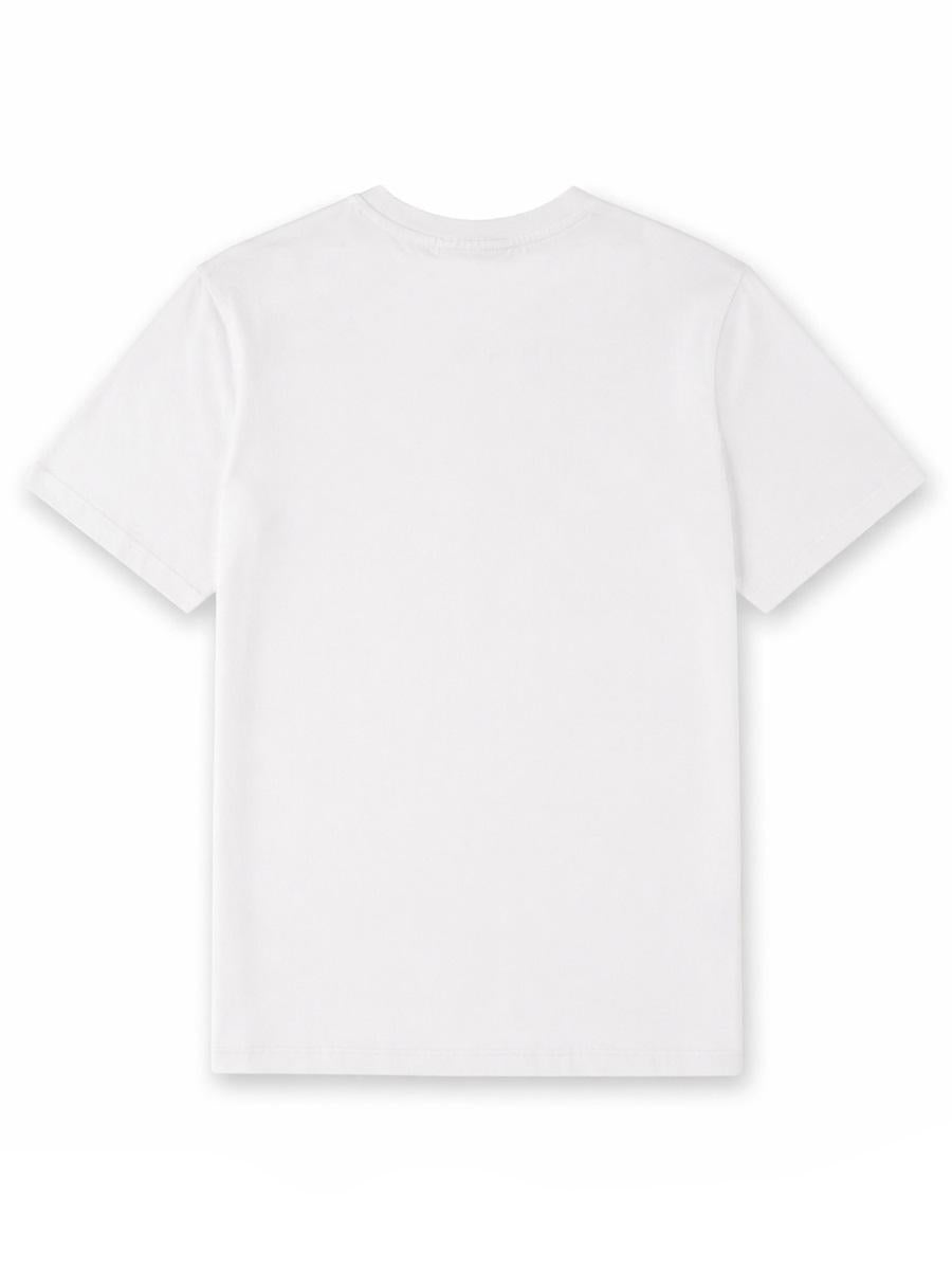 Maison Kitsune Short Sleeve Cotton T-Shirt White Women