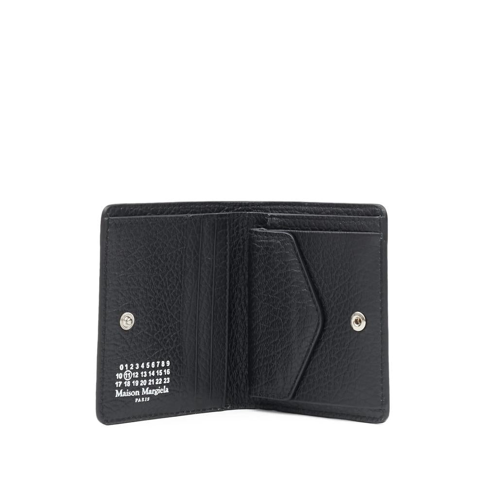 Maison Margiela Black Leather Bifold Wallet