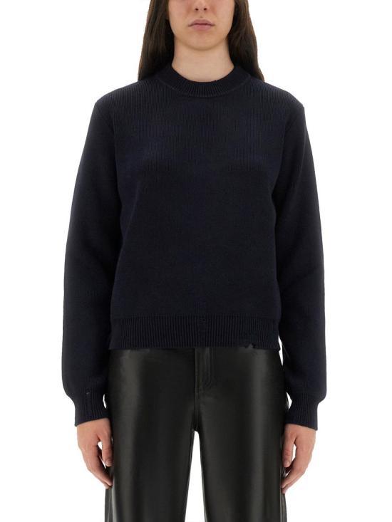 GOLDEN GOOSE Cotton Blend Crewneck Sweater