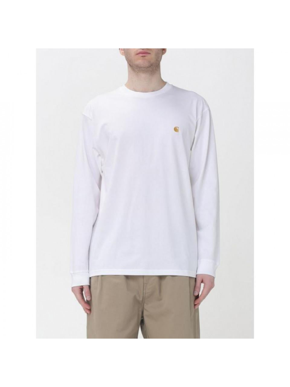CARHARTT WIP LS Chase Long Sleeve T-Shirt Black Cotton Men’s