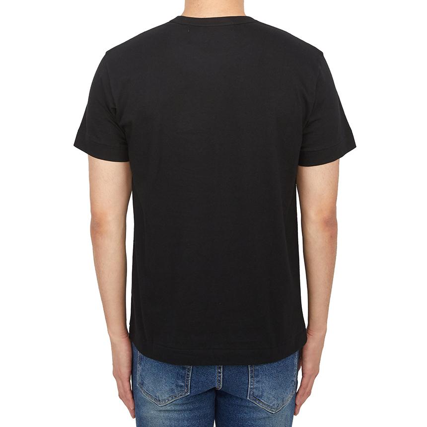 Comme des Garcons Red Heart Patch Unisex Short Sleeve T-Shirt