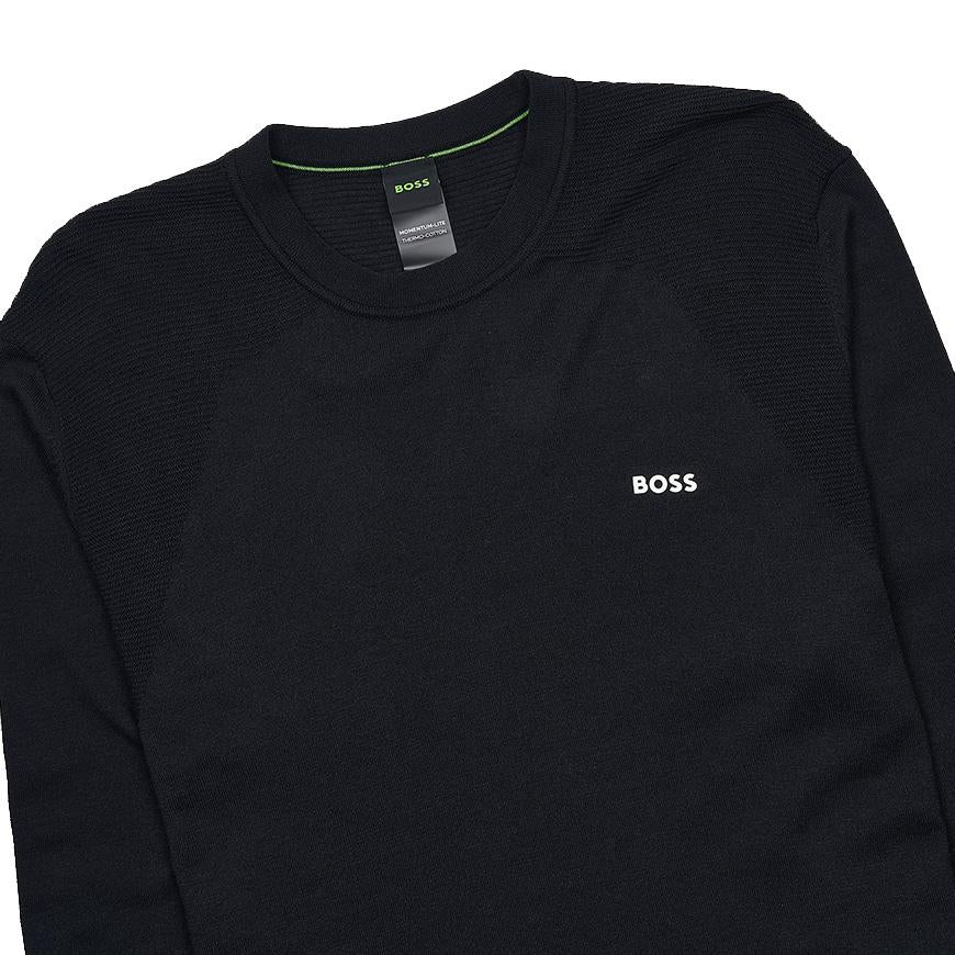 HUGO BOSS Men’s Contrast Logo Crewneck Sweater 50541944 001