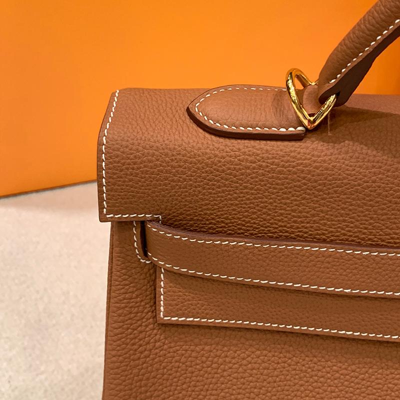 HERMES Kelly Bag Gold Color with Gold Hardware Tote