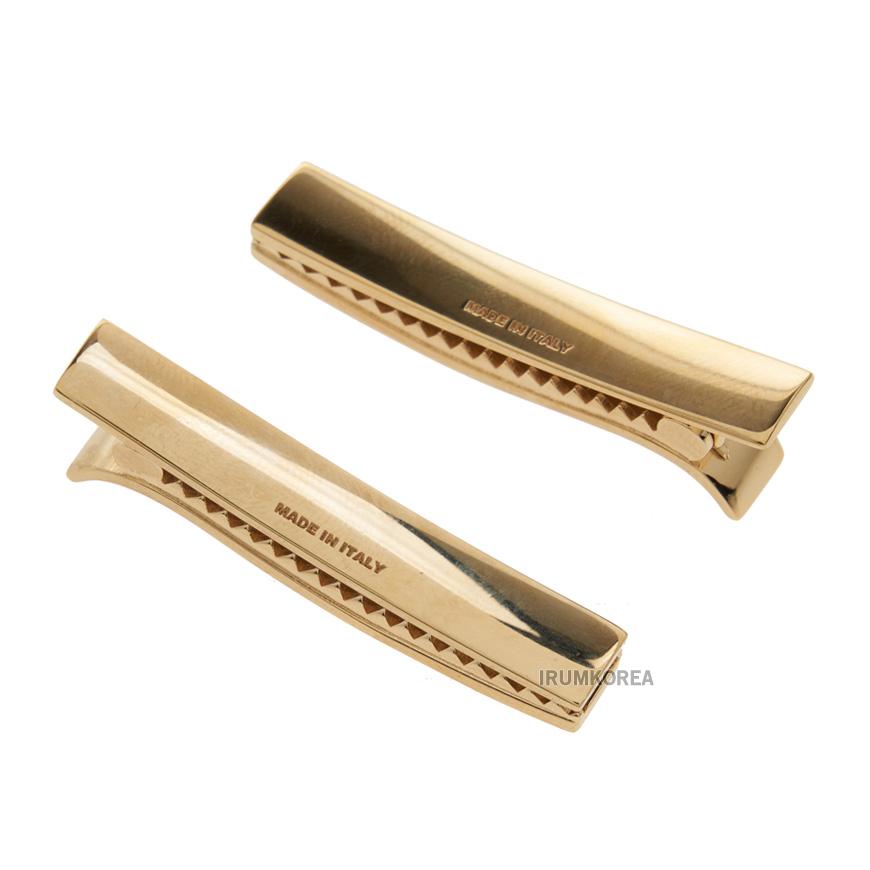 Miu Miu Engraved Hair Clip Women’s Black Accessory