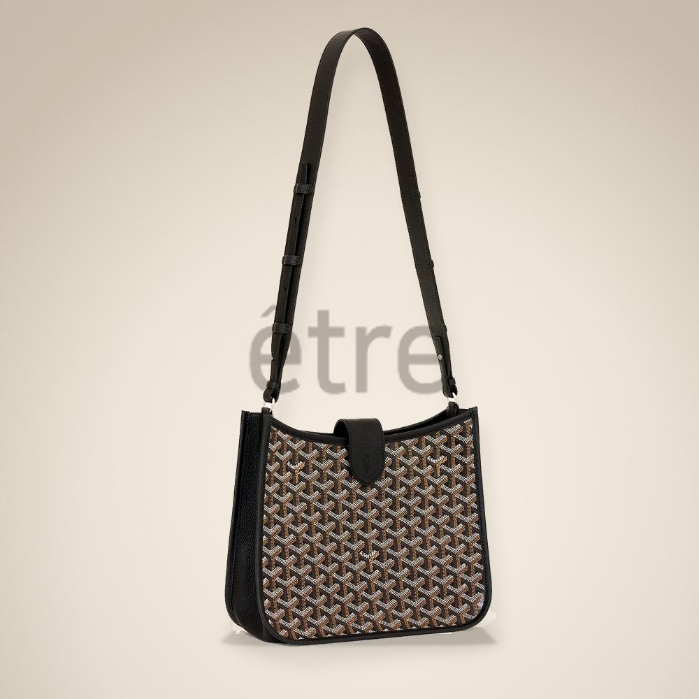 Aimé Leon Dore Muze PM Black Leather Tote Bag MUSETTPMLTY01CG01P