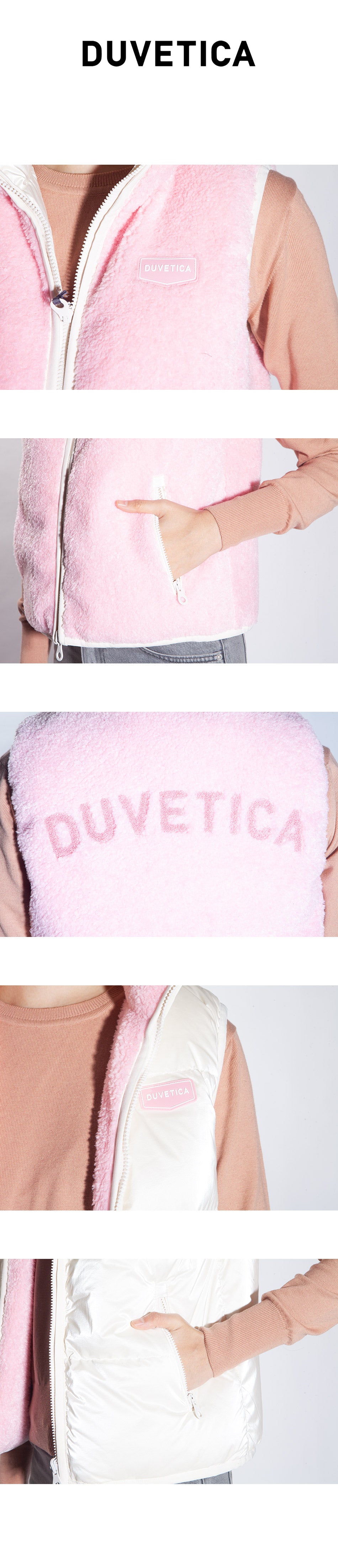 Duvetica Women's Reversible Down Puffer Vest VDDV01525K0001