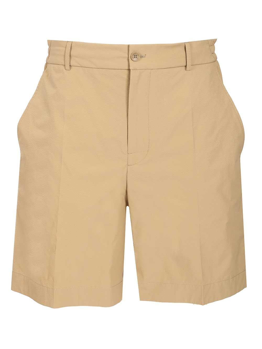 Moncler Navy Drawstring Cotton Blend Short Pants