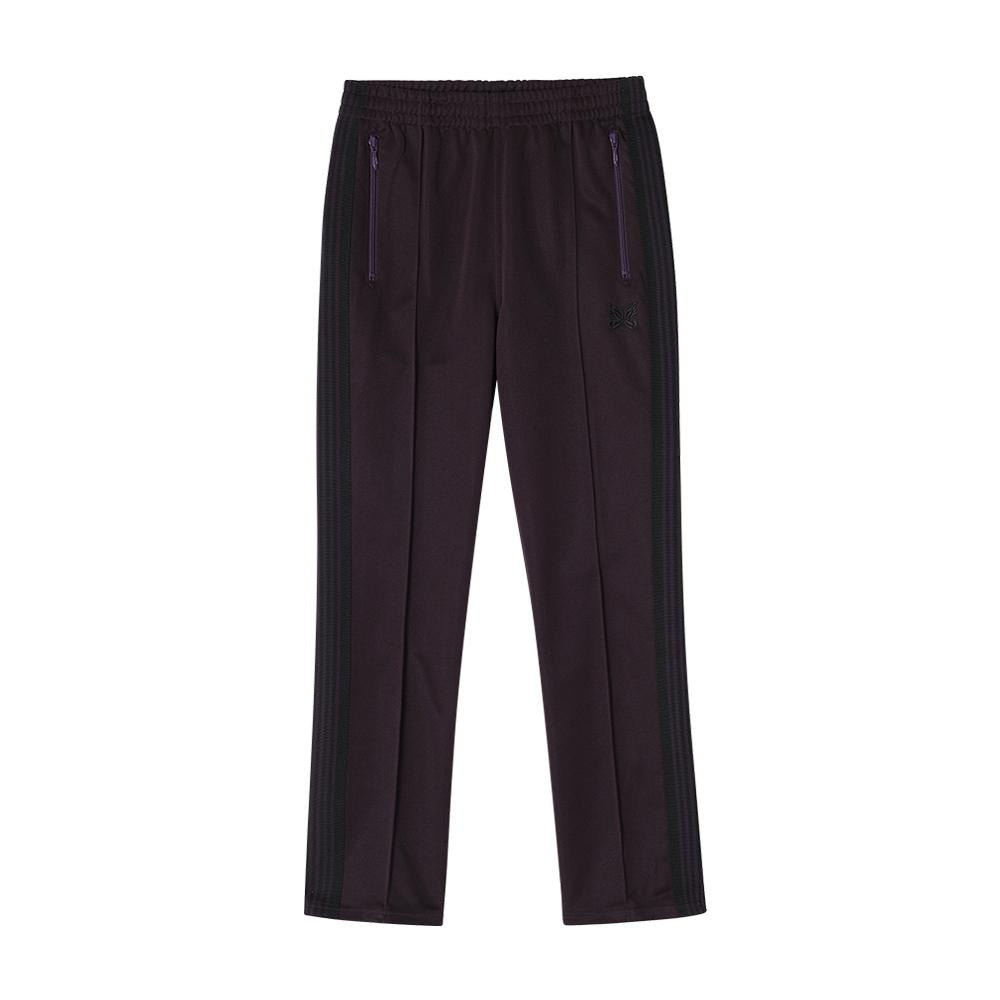 NEEDLES Purple Poly Smooth Narrow Track Pants Men PU274 A Dk Purple