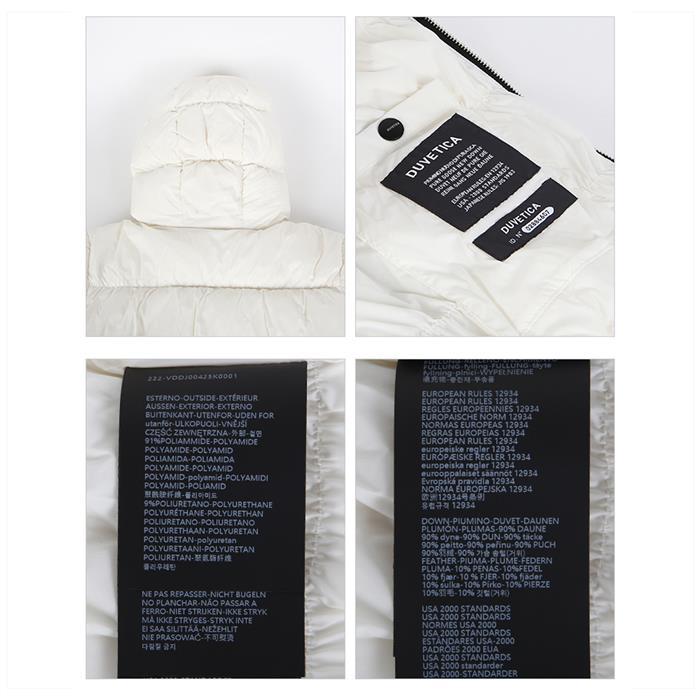 Duvetica GAMONA Hooded Down Puffer Jacket Black Women