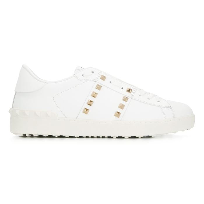 VALENTINO Untitled Low-Top Leather Sneakers Men White