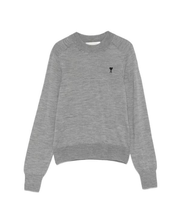 AMI Wool Crewneck Ami de Coeur Sweater