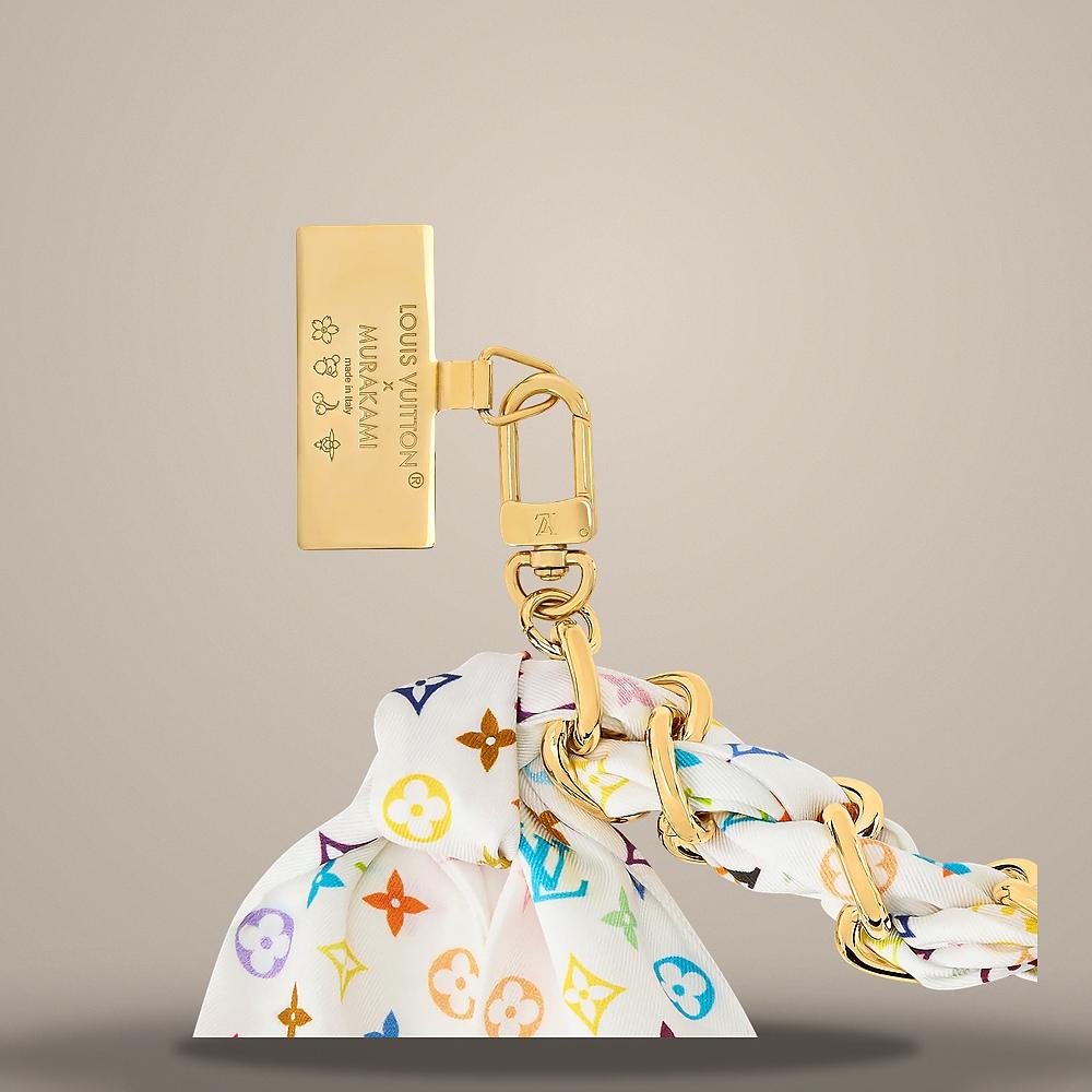 Louis Vuitton LV x TM Pulla Chain Bag Charm Multicolor Key Ring M03725