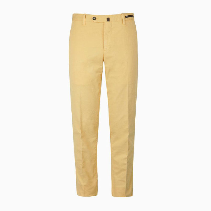 PT TORINO Mustard Slim Fit Business Classic Pants Men CPV601 NT69 0801