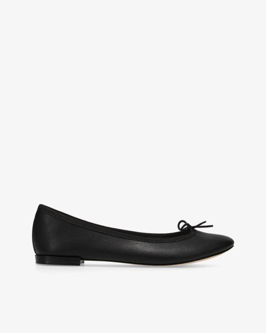 repetto Black Leather Ballet Flats V086VE410V086VE410