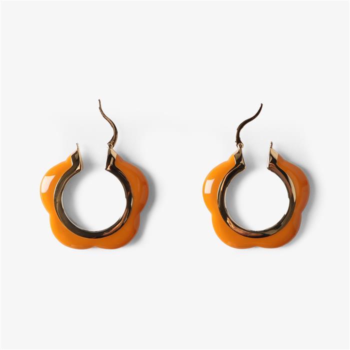 A.P.C. Rose Enamel Earrings