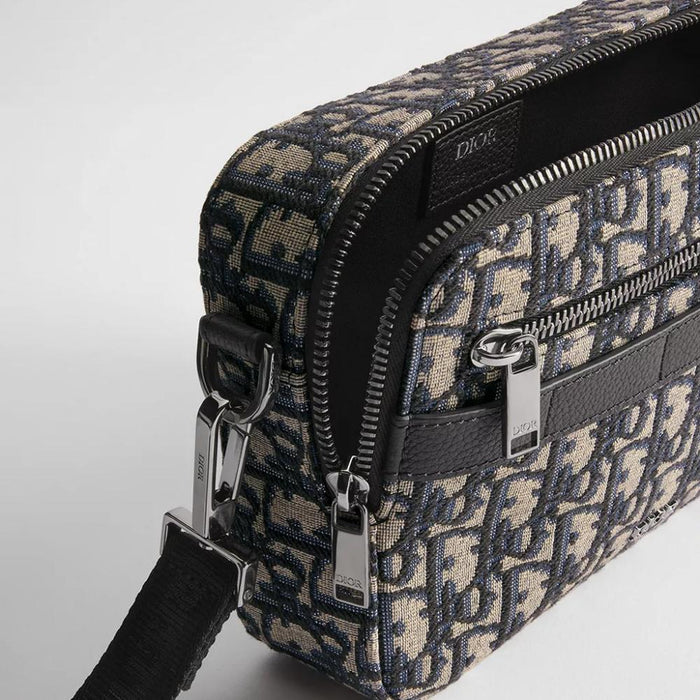DIOR Oblique Safari Strap Messenger Bag Unisex Crossbody