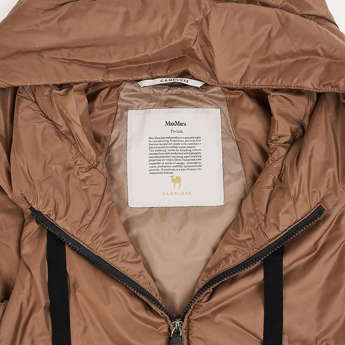 Max Mara GREENGO Green Puffer Vest for Women