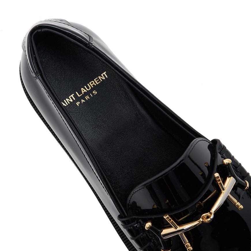 Saint Laurent Women’s Patent Leather Loafers 743774 AAB3B 1000 1