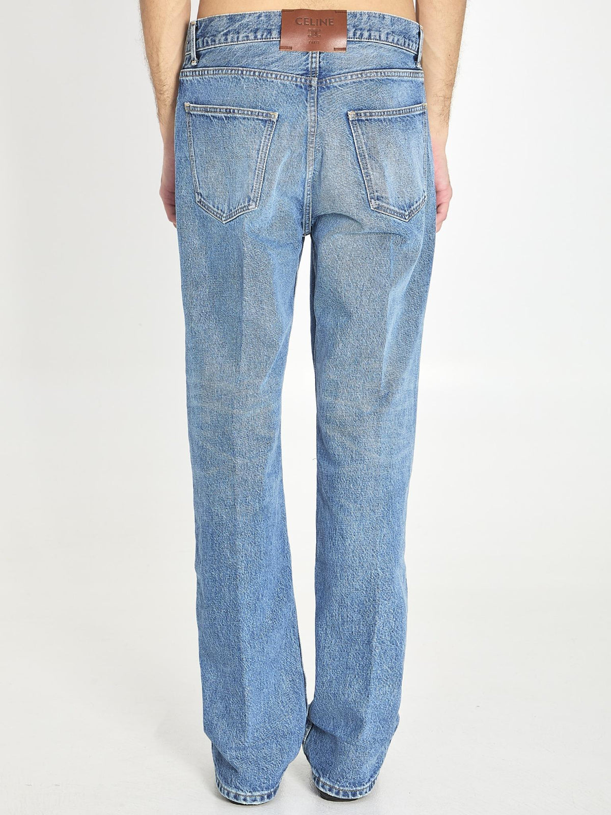 CELINE Gray Denim Jeans Men’s Pants