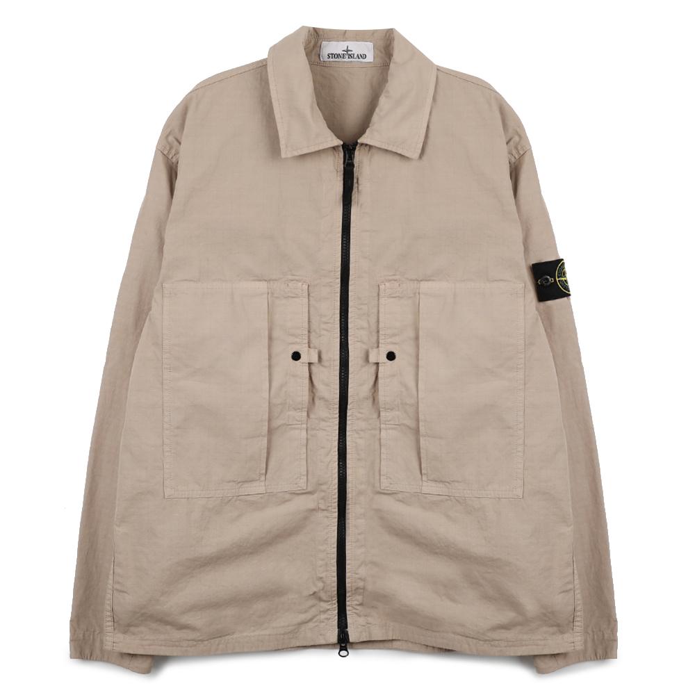 STONE ISLAND Ripstop Cotton Overshirt Jacket