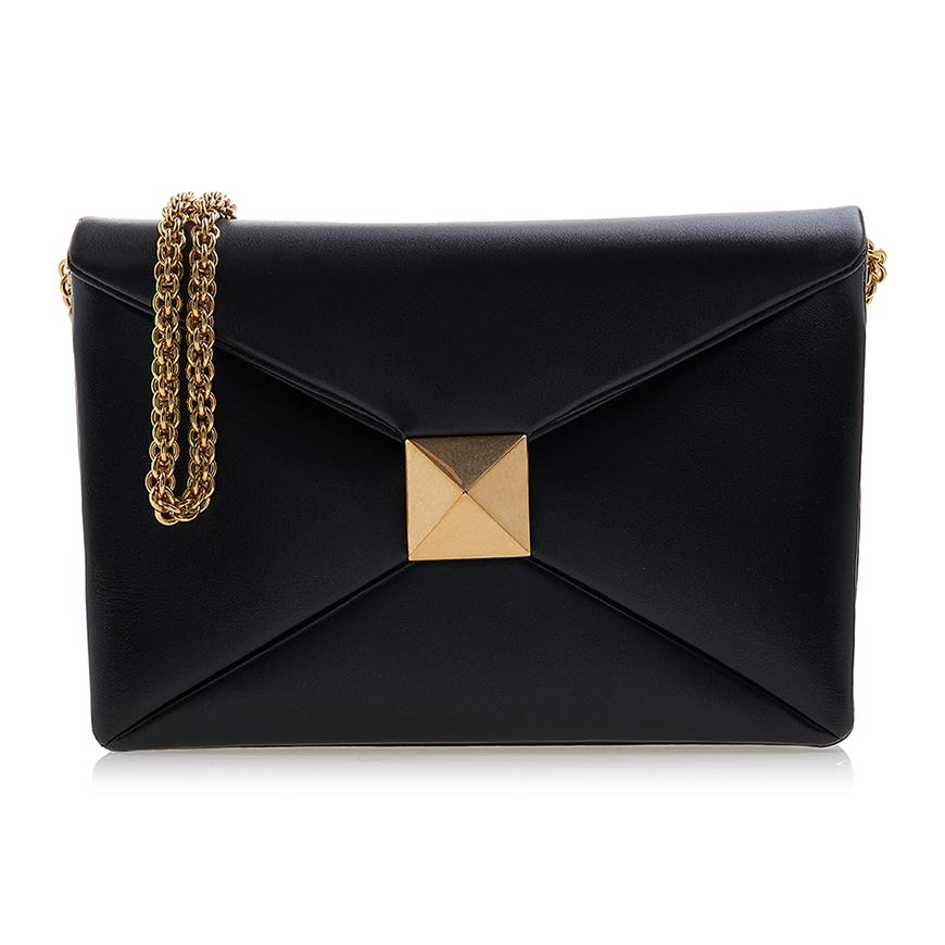 VALENTINO Garavani One Stud Chain Shoulder Bag for Women 1W0B0L06 HHX 0NO
