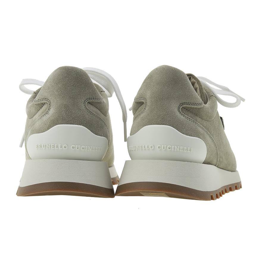 Brunello Cucinelli Shiny Tab Leather Low-Top Sneakers Women’s MZSFG2110 C2657