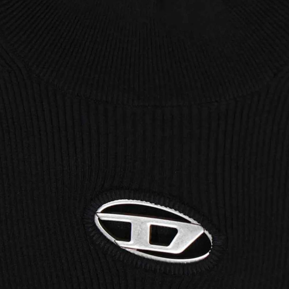 DIESEL Metal Logo Tank Top Black Women’s Sleeveless Shirt A13020 0DLAX 9XX
