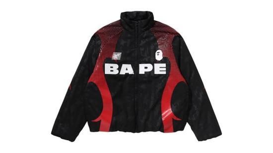 BAPE Men’s Outerwear Jacket Coat 001HJM301303MBLK BLACK DOM