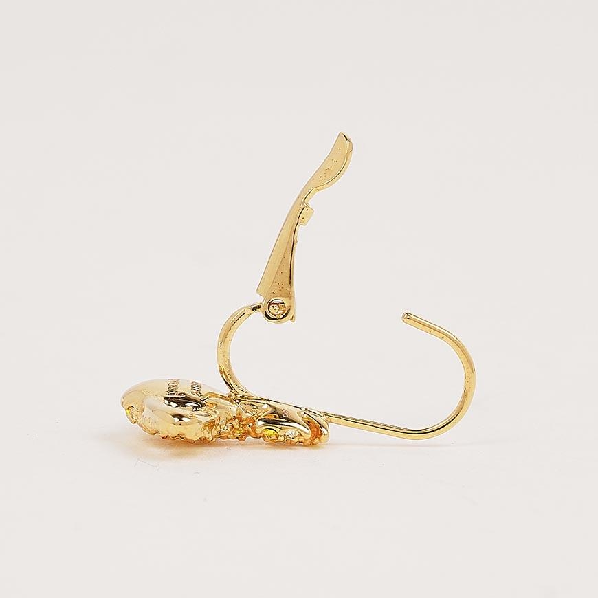 Vivienne Westwood Grace Bas Relief Earrings Silver-Tone