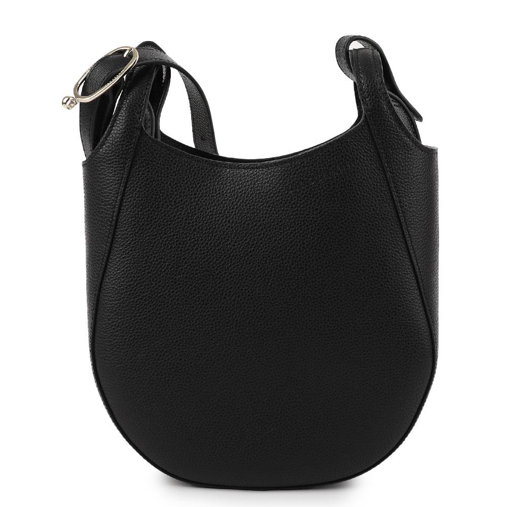 Longchamp Le Pliage Cuir S Crossbody Bag Black