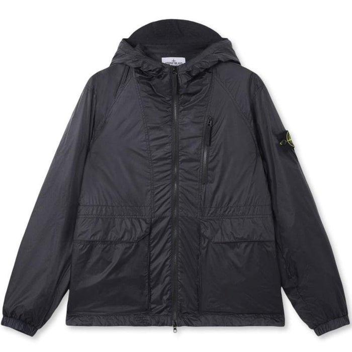 STONE ISLAND Cordura Light Ripstop Hooded Jacket Men Black