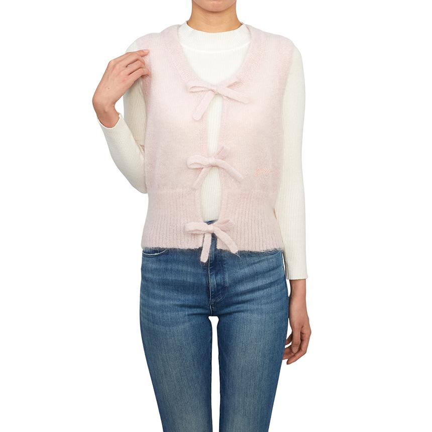 GANNI Knit Vest Sweater Sleeveless Top