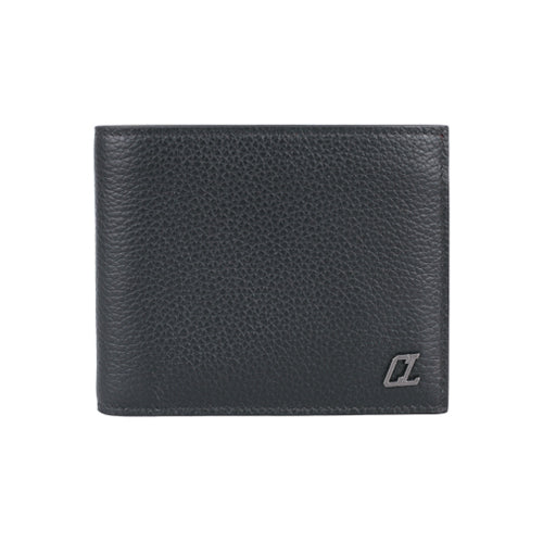 Christian Louboutin Black Leather Bifold Wallet