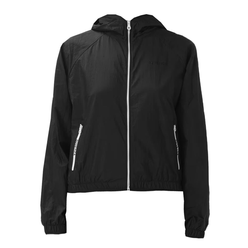 Duvetica Black Nylon Windbreaker Jacket for Women